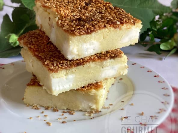 Piropita sans pâte filo à la feta et au yaourt grec