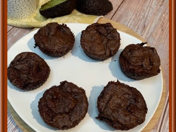 Fondants avocat chocolat