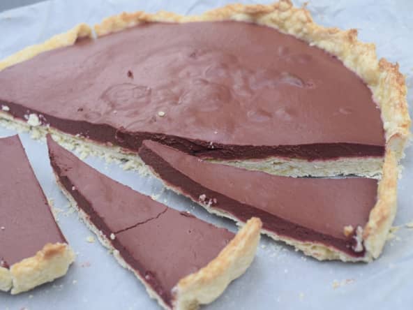 Tarte chocolat betterave