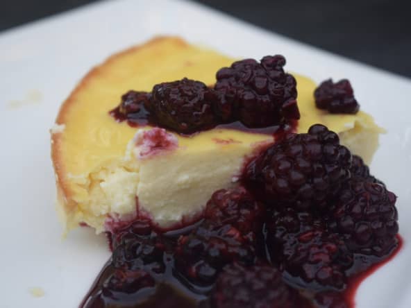 Flan au lait de brebis et fleur d'oranger