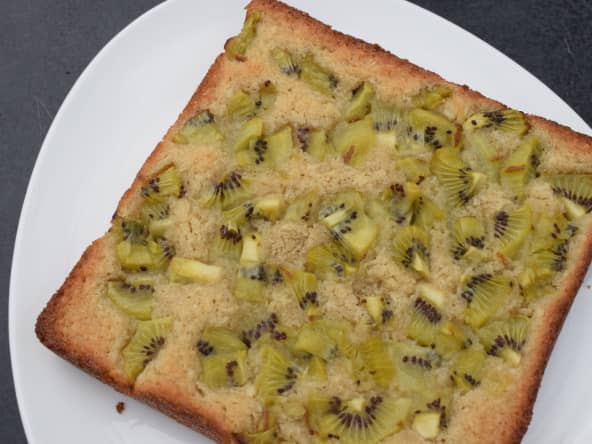 Financier coco kiwi sans gluten