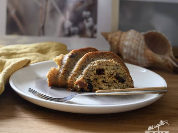 Banana bread à la cannelle et cranberries