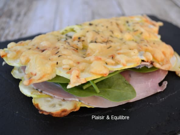Wrap sandwich aux courgettes