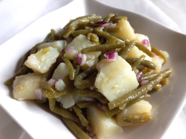 Salade de pommes de terre et de haricots verts