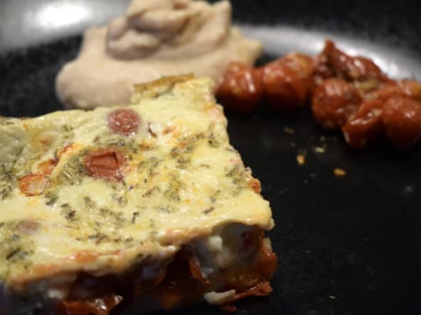 Clafoutis de tomates cerises