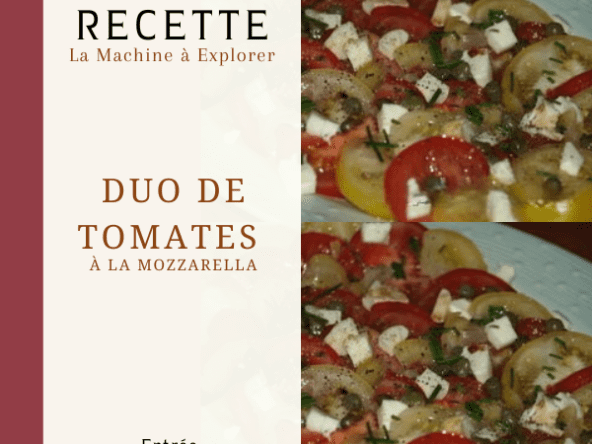 Duo de tomates à la mozzarella