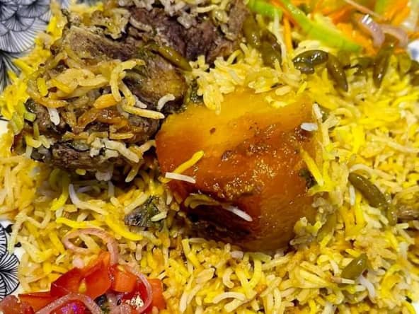 Biryani de boeuf mauricien