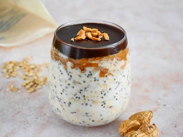 Overnight Oats Snickers