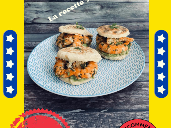 Arepas aux crevettes