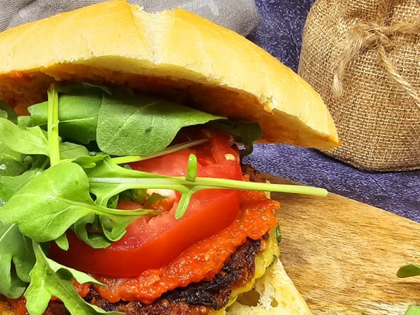 Burger de courgettes