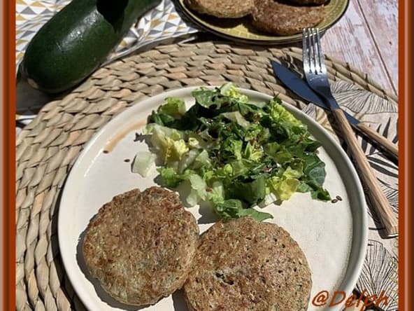 Galettes de courgette et bacon
