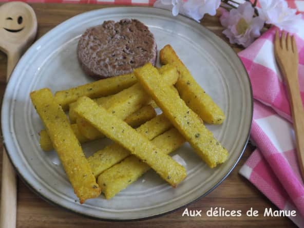 Frites de polenta au parmesan à l'Air Fryer ou au four