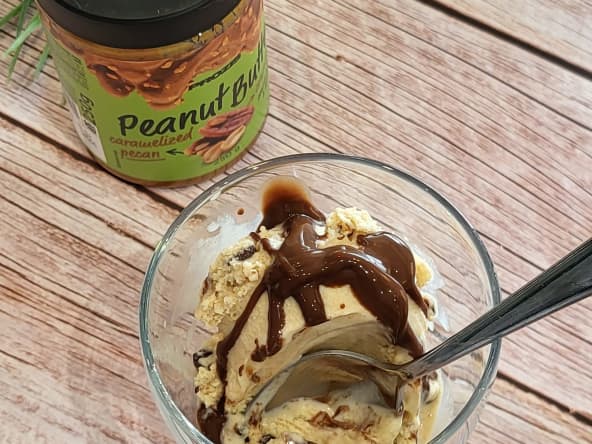 Glace au beurre de cacahuète