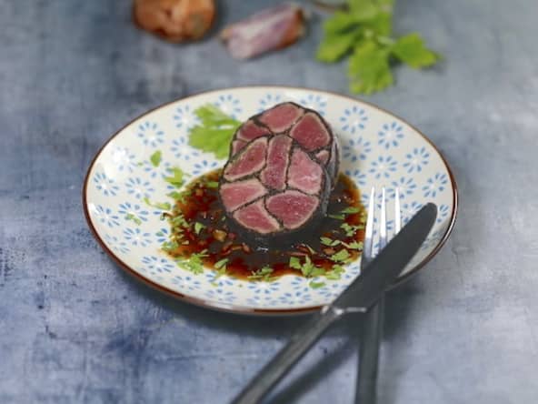 Mosaïque de tigre qui pleure