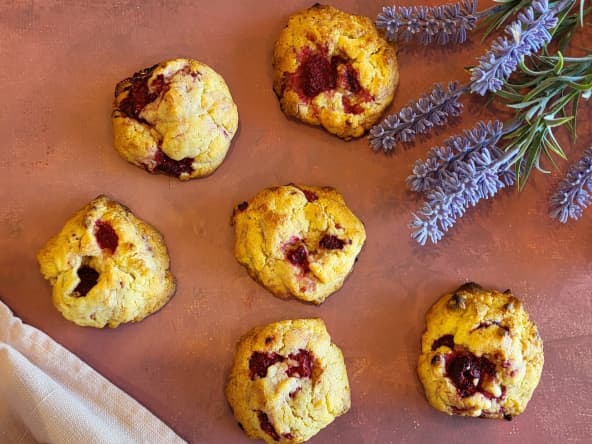 Cookies framboise et chocolat blanc