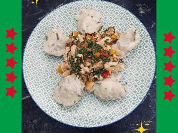 Salt fish and dumplings