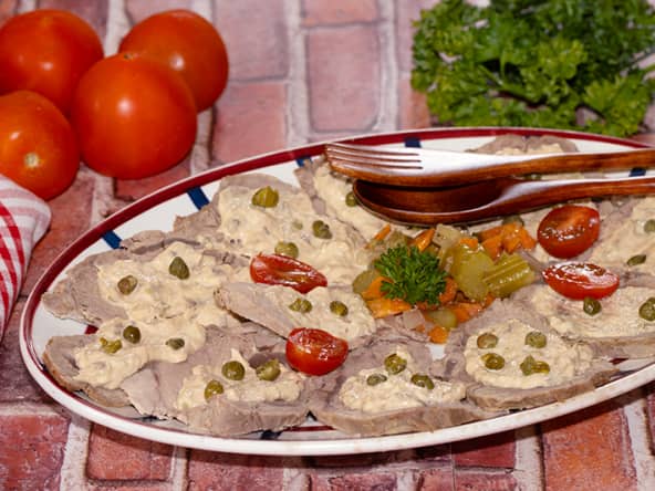 Vitello tonnato, veau au thon