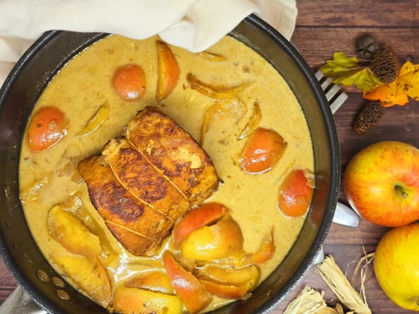 Rôti de porc au cidre