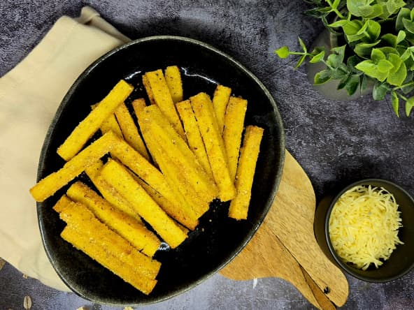 Frites de polenta au comté