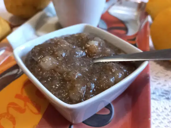 Crufiture de poires au citron