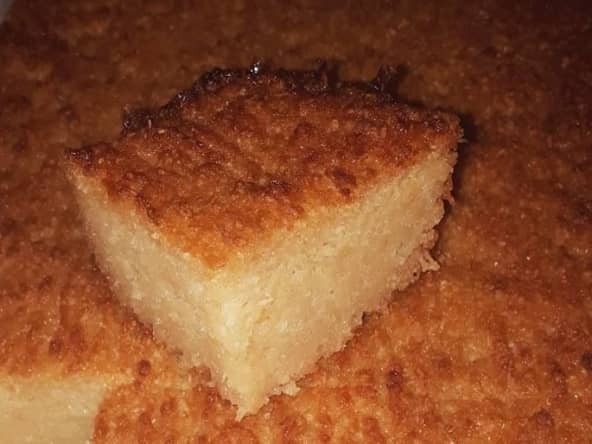 Gâteau manioc réunionnais 