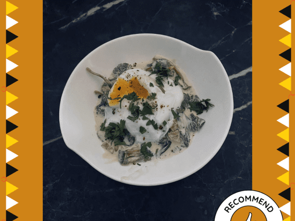 Chanterelles à l'oeuf poché