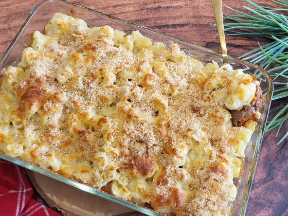 Mac and cheese à la bolognaise