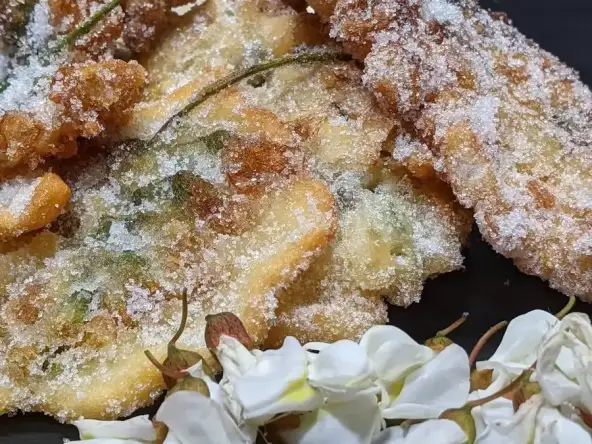 Beignets de fleurs d'acacia
