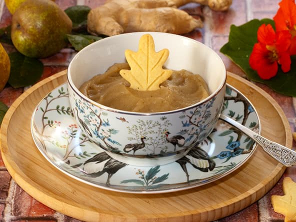 Compote de poires au gingembre