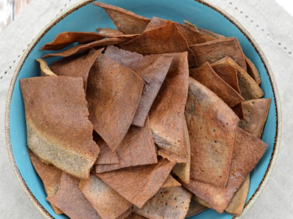 Chips de galette de sarrasin
