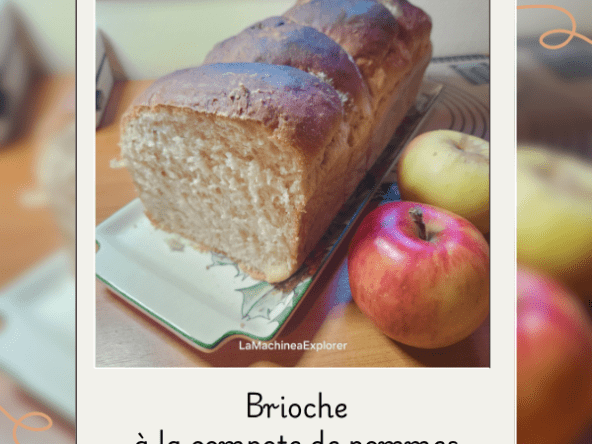 Brioche à la compote de pommes