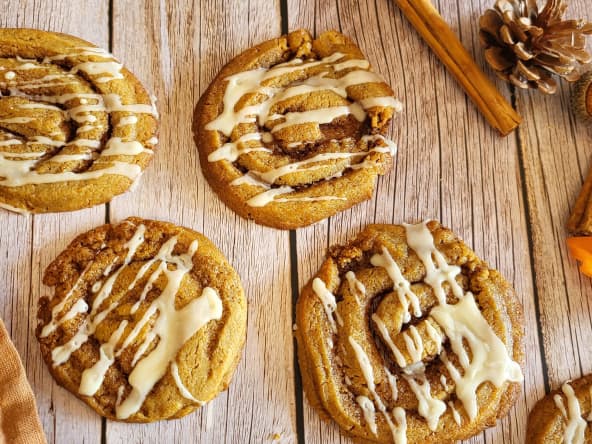 Cookies façon cinnamon rolls