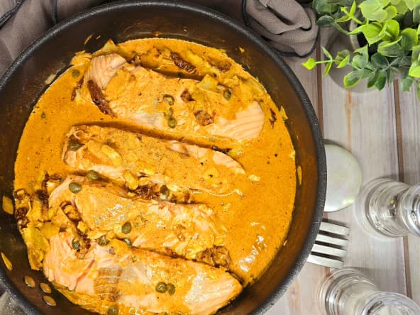 Pavés de saumon au paprika