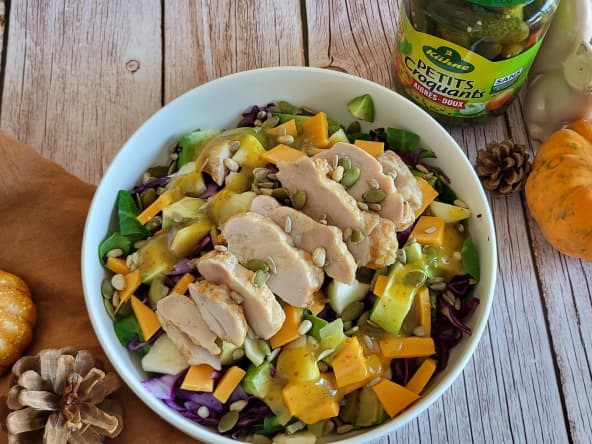 Salade d’hiver croquante et gourmande