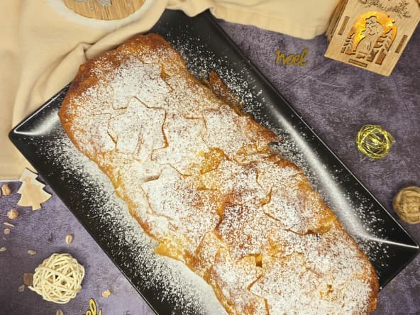 Strudel aux pommes et massepain