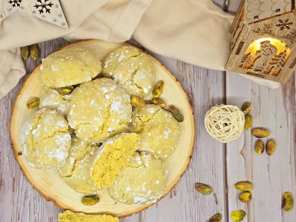 Crinkles à la pistache