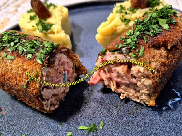 Andouillette lyonnaise panée