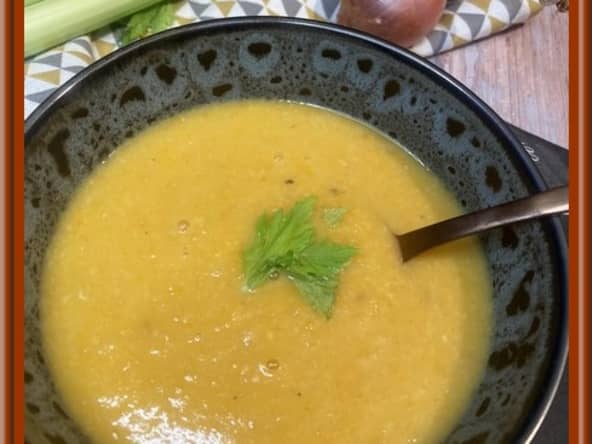 Velouté de pois chiches et carottes