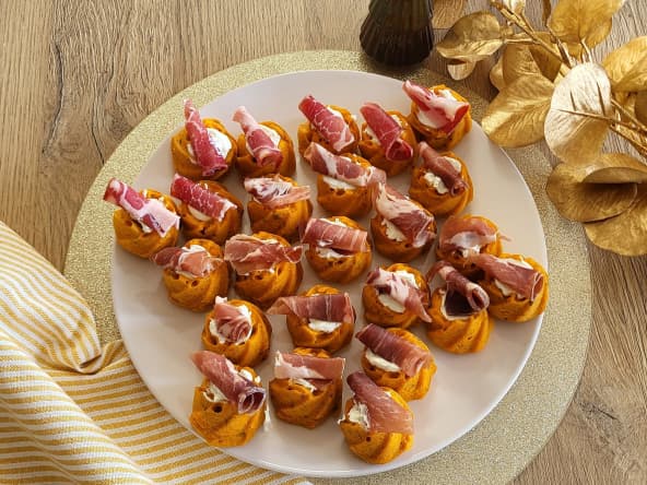 Bouchées au pesto rosso et coppa