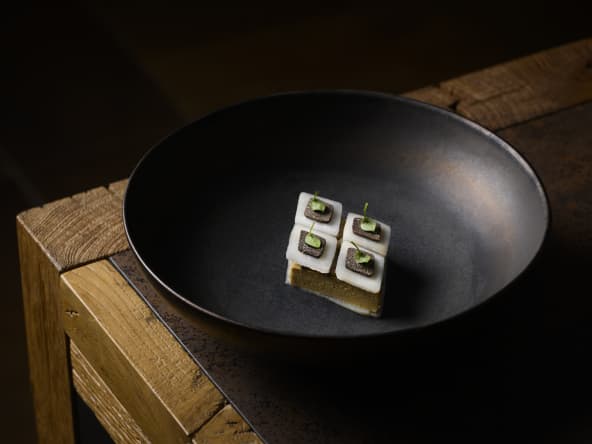 Flan de Topinambour et Truffe