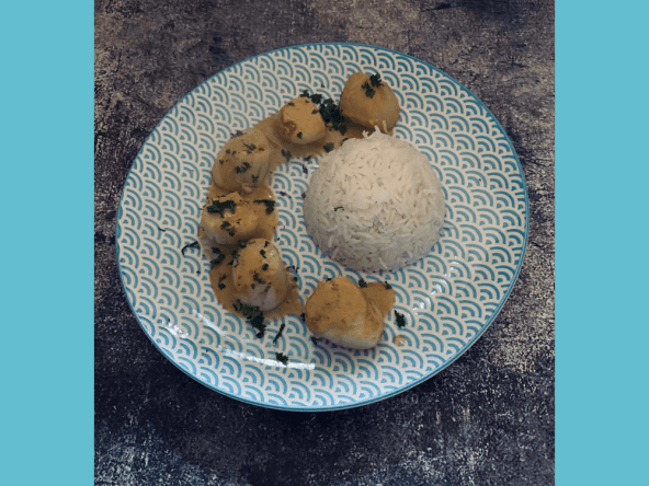 Les coquilles Saint-Jacques à la normande