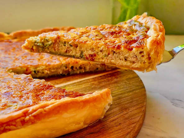 Quiche au thon gourmande