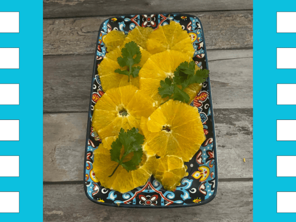 Salade d'oranges au miel