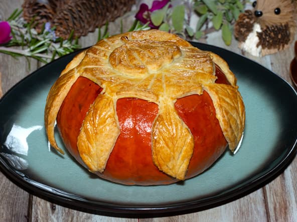 Potimarron farci en croûte