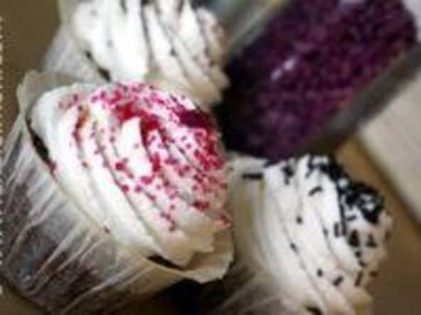 Cupcakes au chocolat noir - Recette de cupcakes au chocolat noir