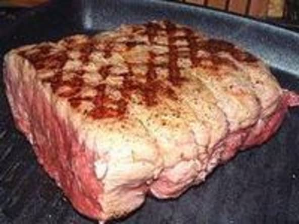 Ficeler un rôti en une bride (sans barde de lard)