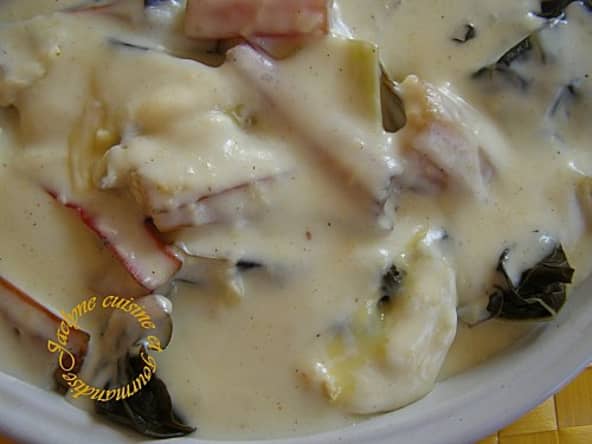 Blettes du jardin et sa sauce à l'époisses