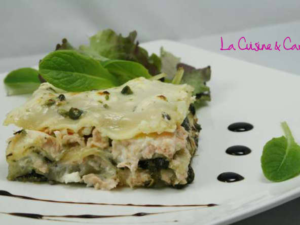 Lasagnes Saumon - Epinards