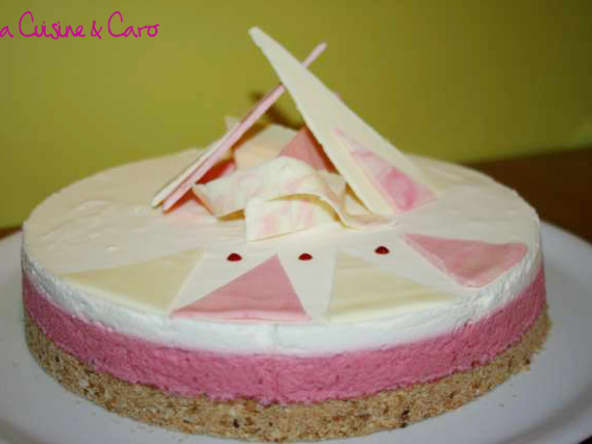 Bavarois croquant Framboise Citron