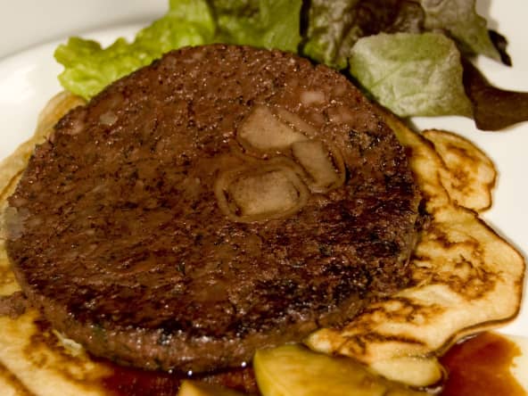 Rosaces de boudin ardennais sur des vôtes.